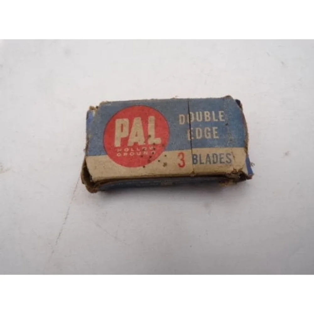 PAL Double Edge Razor‎ Blades Hollow Ground Vintage 3 Blades NOS